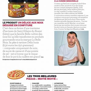 Notre Délici&rsquo;Noix Nature dans le Parisien Week-end !