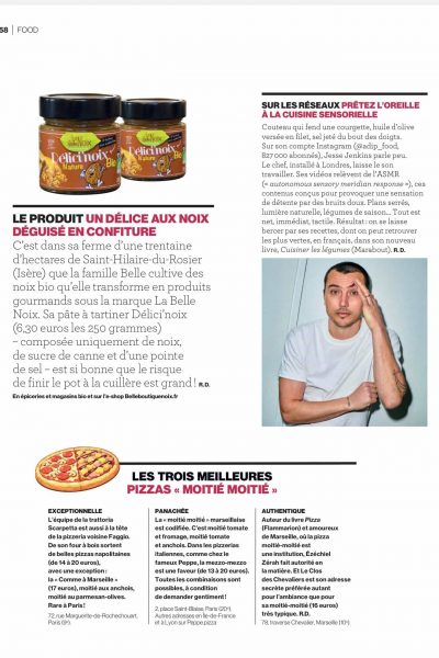 Notre Délici’Noix Nature dans le Parisien Week-end !