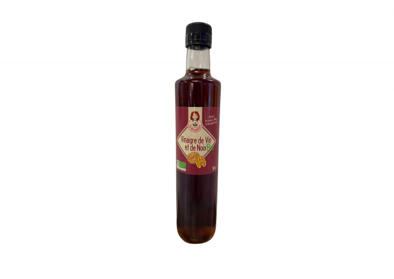 Vinaigre de vin et de noix bio 50cl